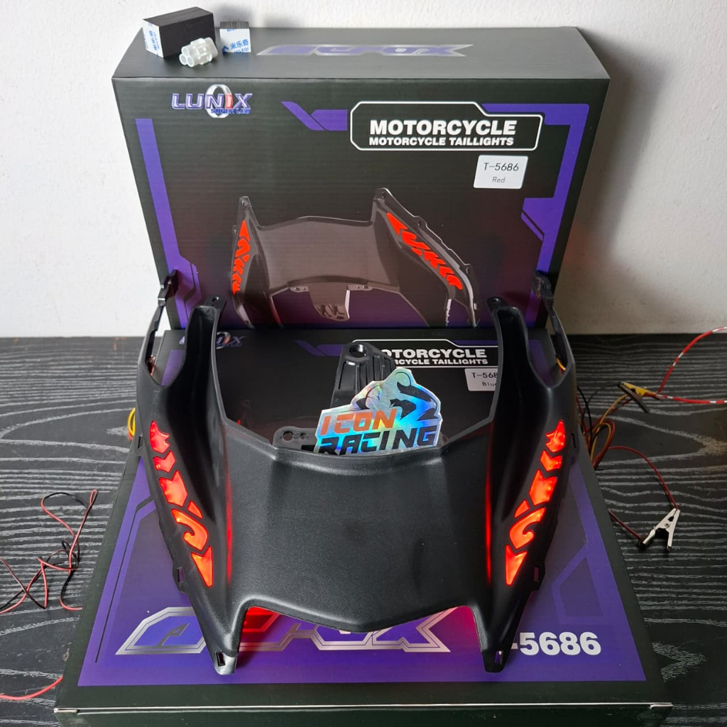 Lampu UNDERTAIL List Sein Aerox 155 Lampu LED SEN Running Aerox New 2021-2024