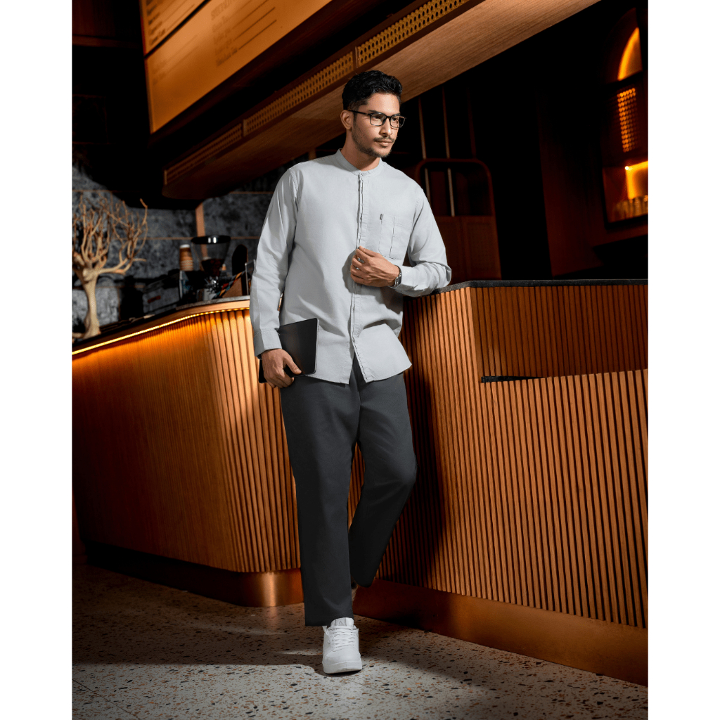 AS SAFWA Baju Kemeja Koko Kemko KM84 L/S - HAFFAN Lengan Panjang