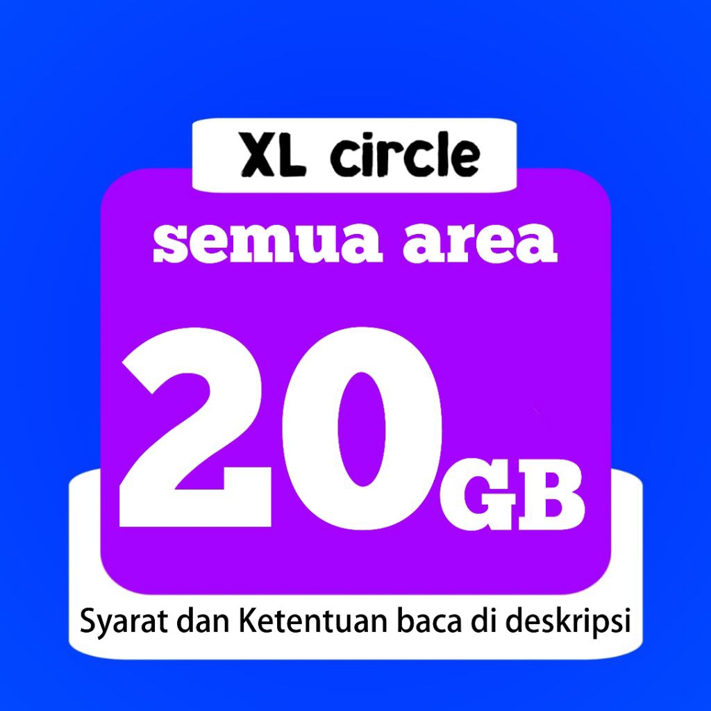 TERBARU KUOTA XL, xl circle 10gb 15gb 20gb 30gb 40gb 30h