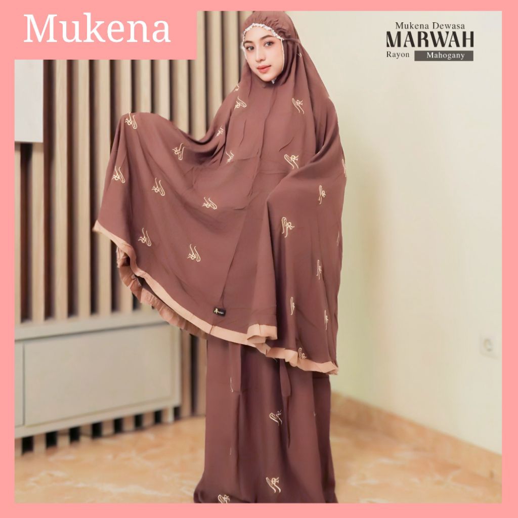 MUKENAH DEWASA TERBARU BISA COD MUKENA MARWAH TERLARIS ARRAFI RUKUH RAYON POTONGAN DEWASA ADEM