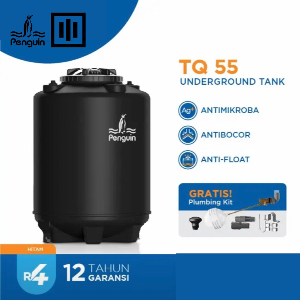 Toren / Tandon / Tangki Air Underground Penguin 500 Liter (TQ 55)