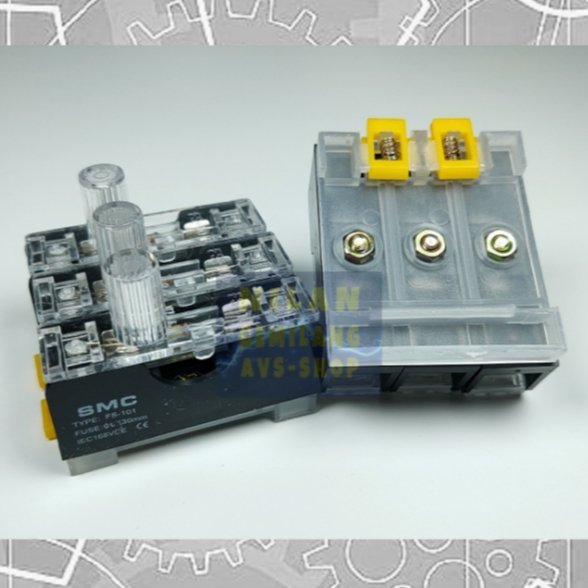 Fuse Kubur/Fuse Holder Din Rel FS-103 3Pole
