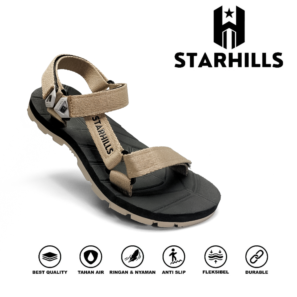 STARHILLS Summit Sandal Gunung Pria Jepit Original - Sandal Hiking Outdoor Awet