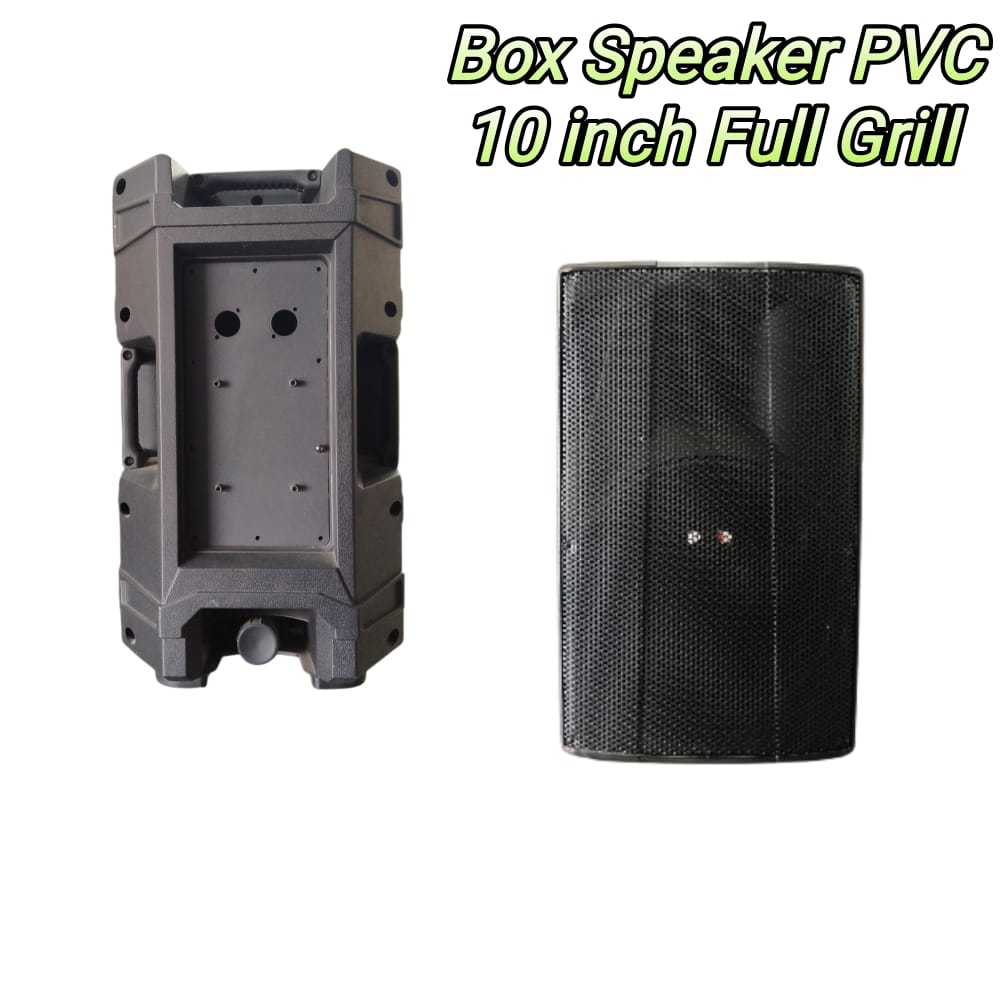 Box speaker 10in bahan plastik PVC TEBAL FULL RAM