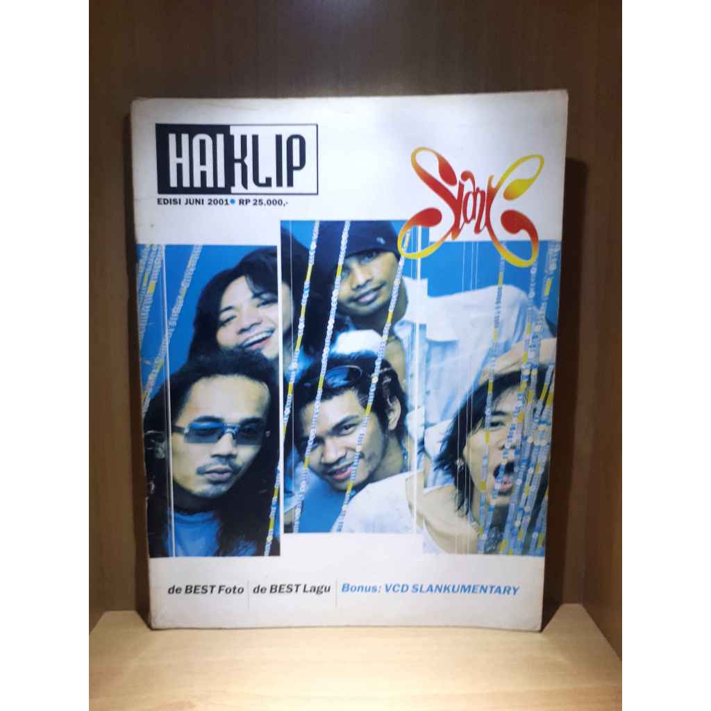 PRELOVED - Majalah Haiklip Slank Edisi 2002 Halaman Lengkap No Poster