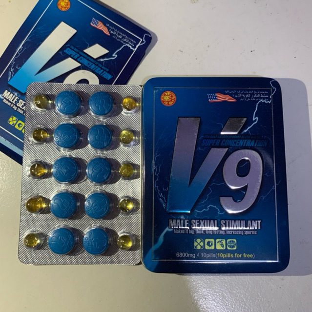 V9 Original Obat Kuat Pria Suplemen Stamina Asli Ampuh