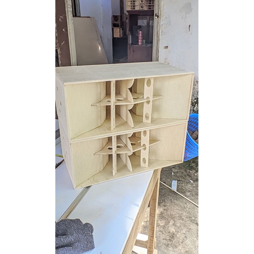 box speaker 2-4 inch CLA double tebal triplek 3- 5mm