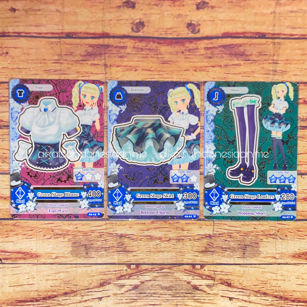 Aikatsu Yurika Todo Green Stage Set