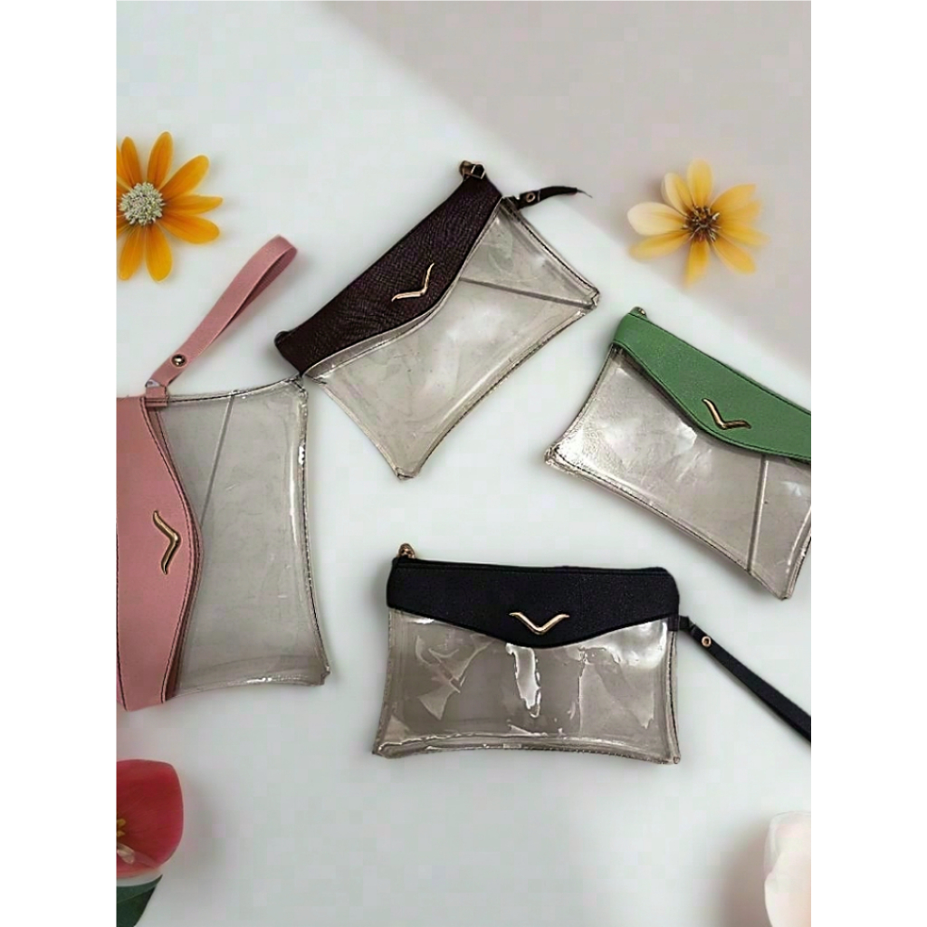 LASHIRA pouch | Dompet MIKA PVC transparan terbaru