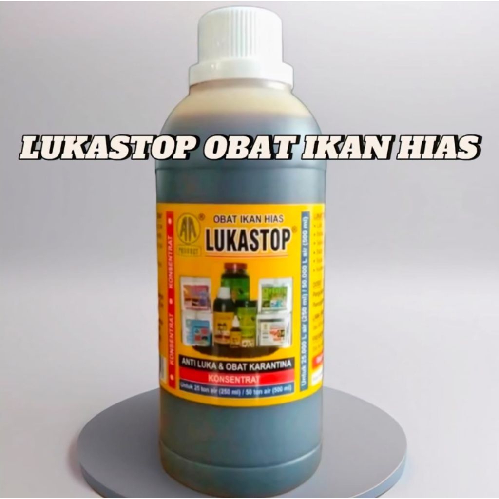 LUKASTOP OBAT IKAN HIAS KOI LUKA STOP 500 ML