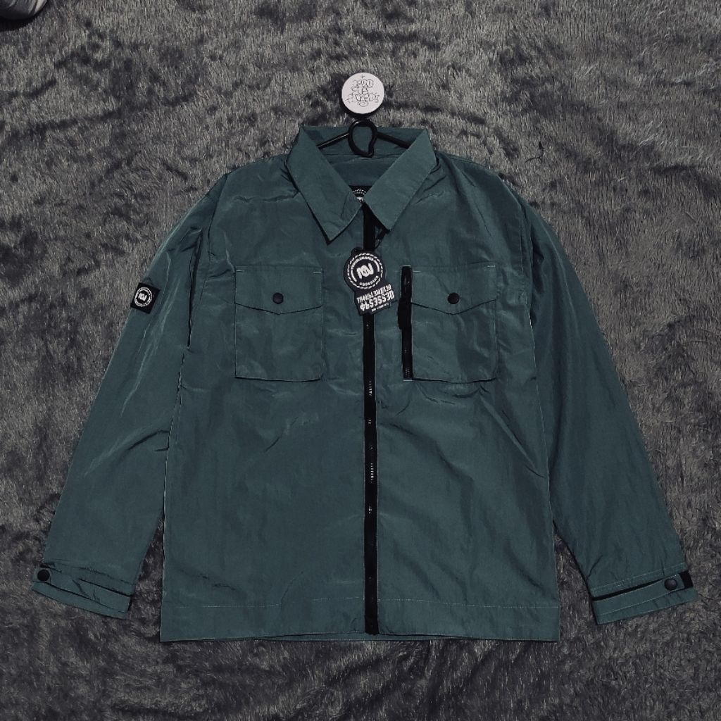 TROUBLEMAKER OVERSHIRT BUCKINGHAM SAGE M