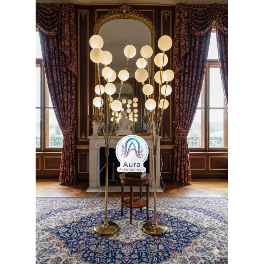 Lampu Standing Apel murah / Lampu bola 11 Lampu / Lampu Dekorasi Murah