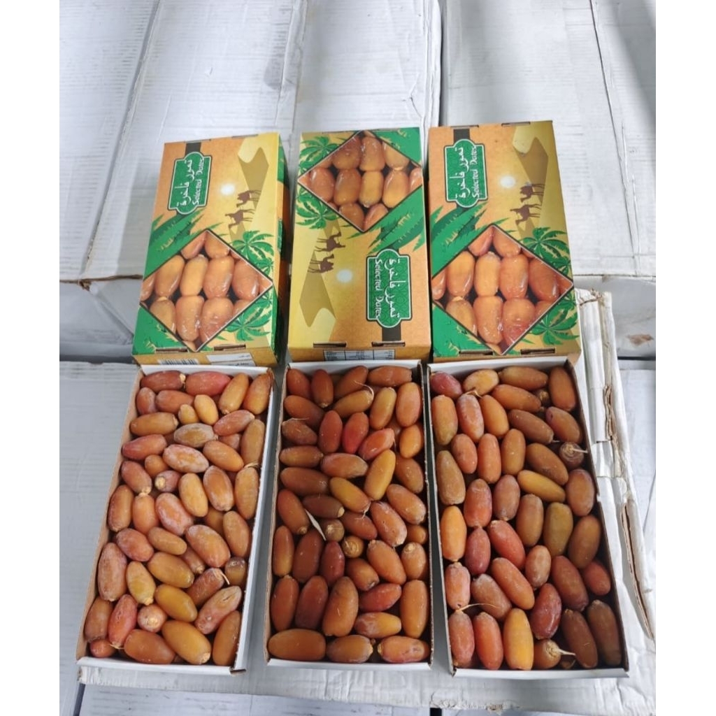 Kurma Ruthob Libya Segar 1kg – Tekstur Renyah Pilihan