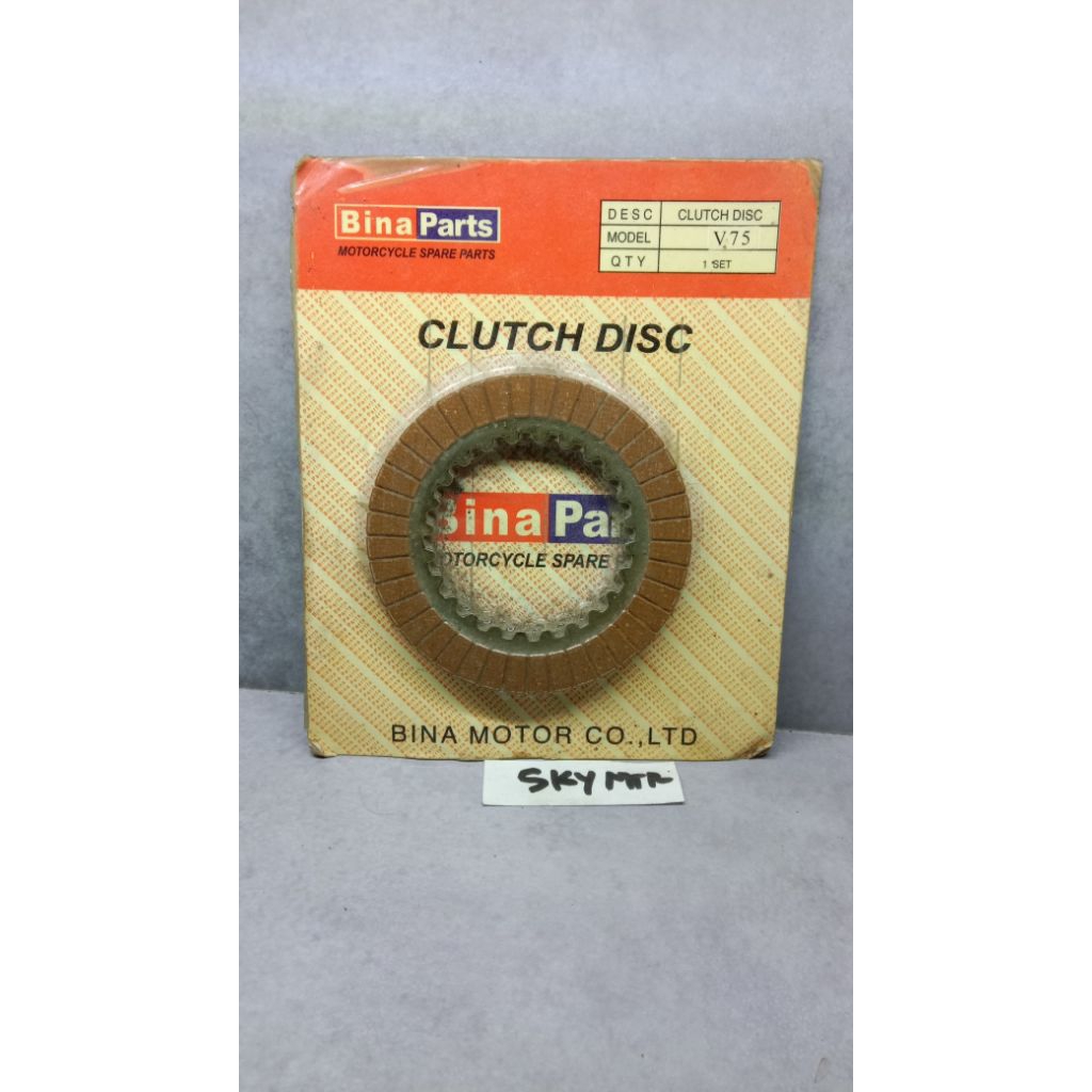 kampas kopling plat kopling v75