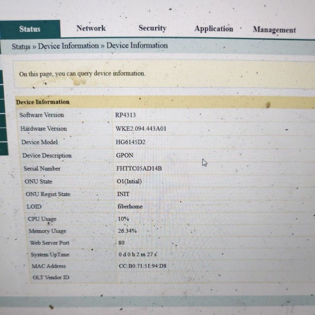 ADD WAN ONT GPON FIBERHOME HG6145D2/HG6145F DualBand