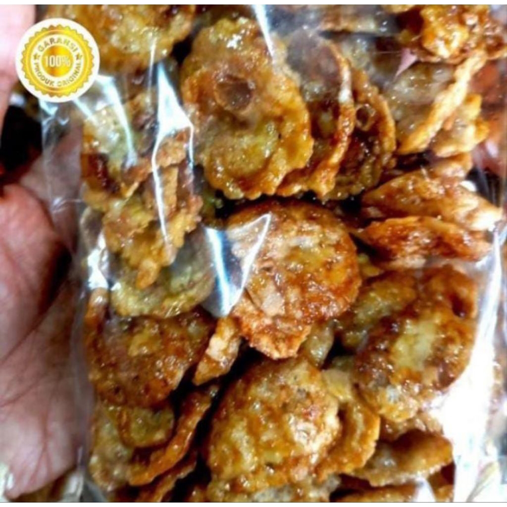 Melinjo Gepeng Pedas Manis Super Enak Emping Mlinjo Daun Jeruk Bumbu Premium Gurih Renyah Enak Camil