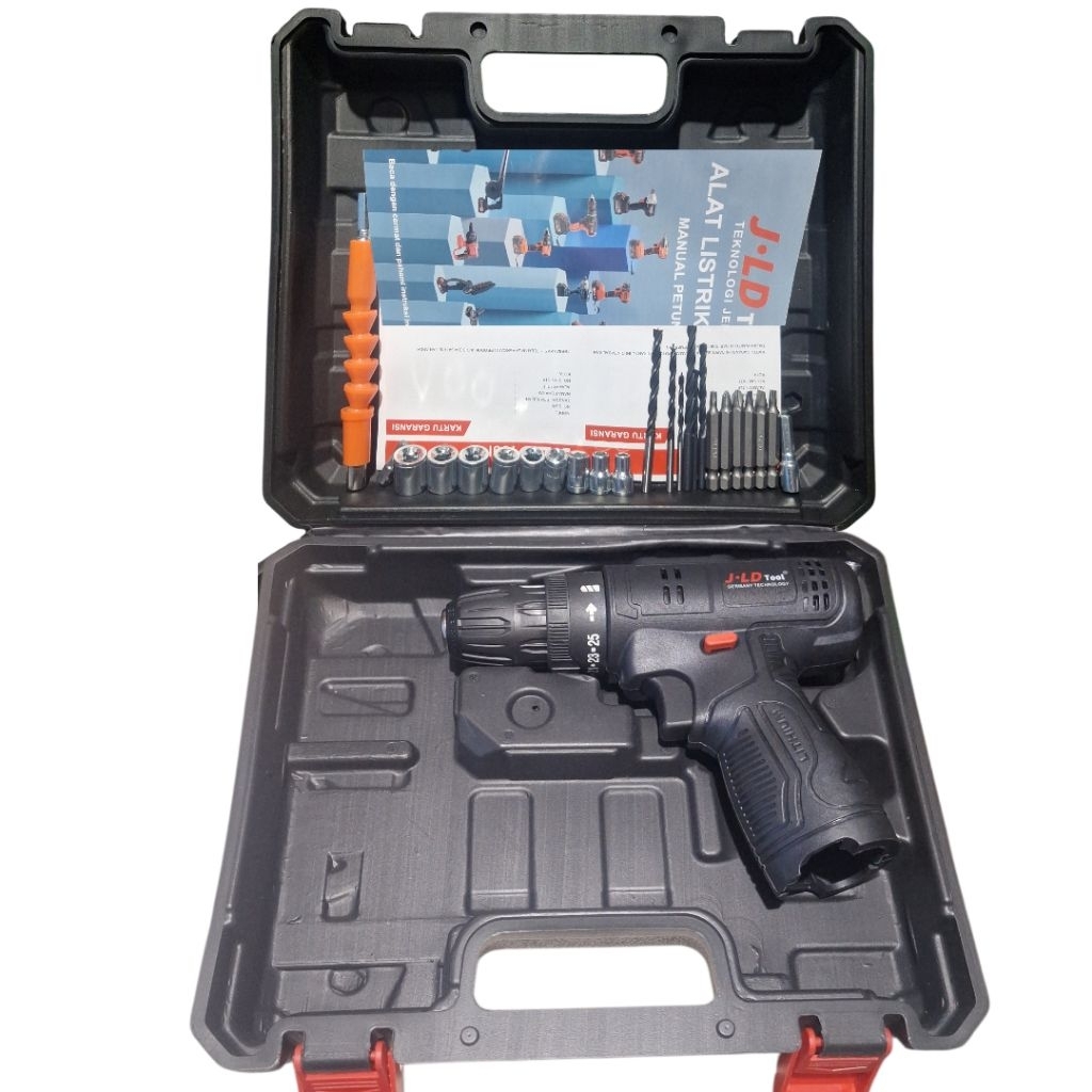 JLD Mesin Bor Tanpa baterai murah 12V JLD tools mesin bor cordless bolak balik