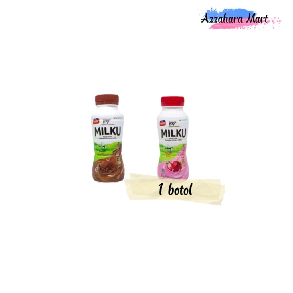 MILKU SUSU UHT / STROBERI / COKLAT