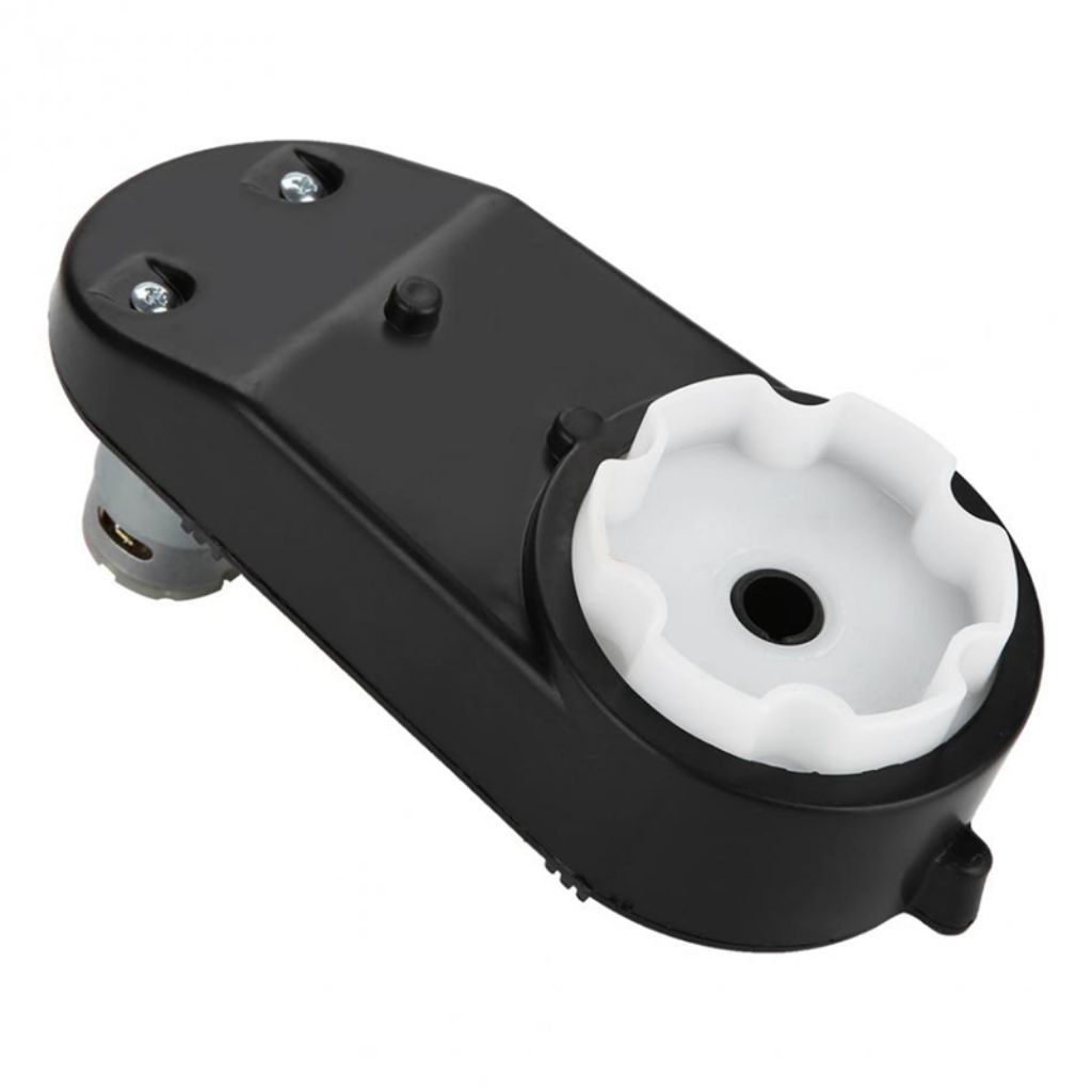 Gearbox dinamo 12v RS 390 18000Rpm mobil aki anak