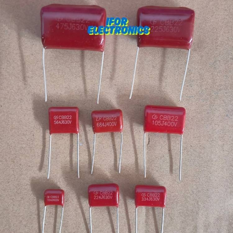 CAPASITOR KAPSITOR MILAR ANEKA UKURAN CBB21 CBB22 400V 630V 475J 684J 564J 225J 224J 334J 104J 105J 