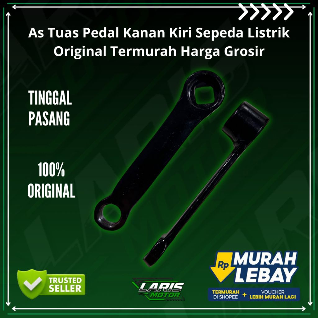 As Tuas Pedal Sepeda Listrik Kanan Kiri Original | Crank Arm E-Bike Standar Harga Grosir
