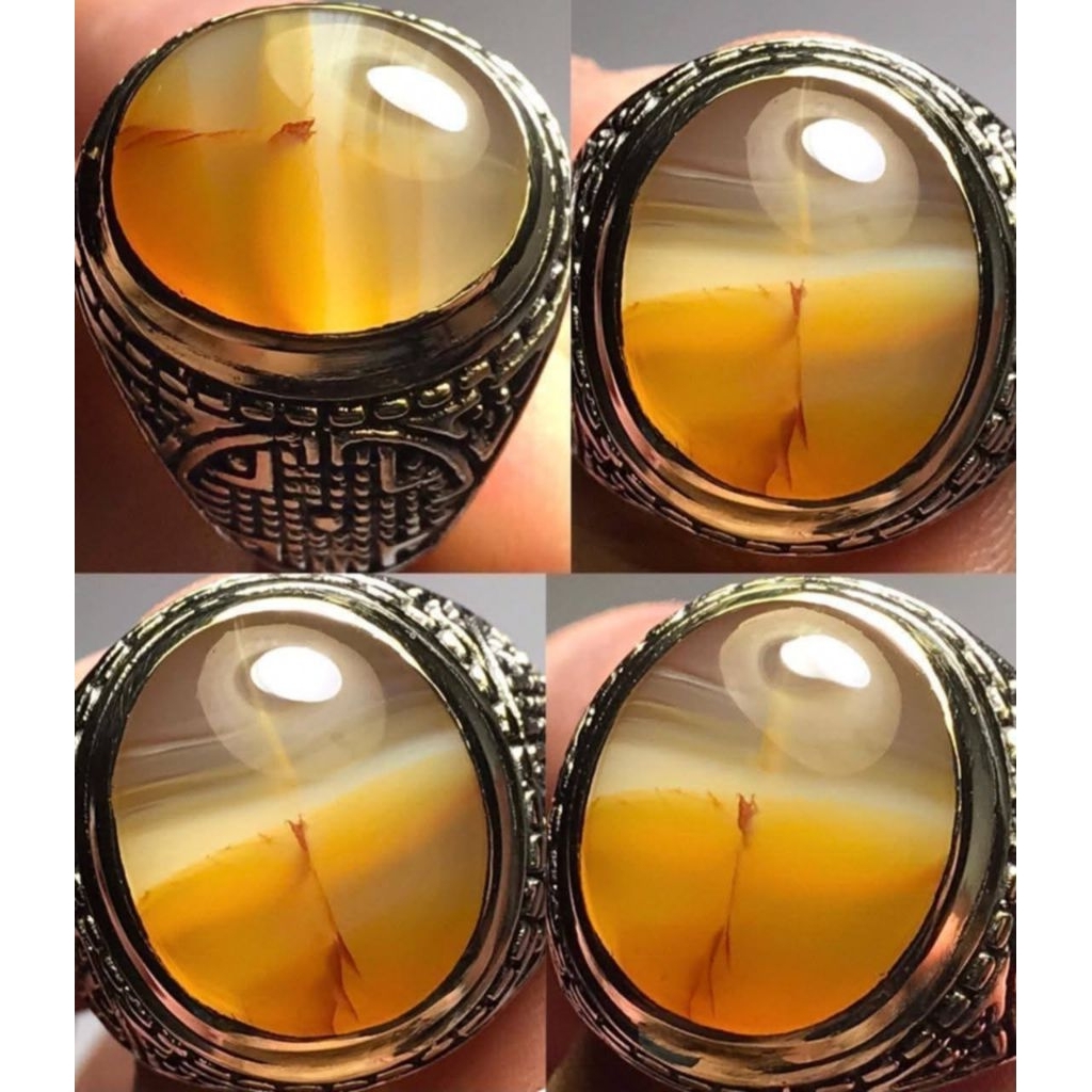 AKIK YAMAN MADU KRISTAL MOTIF