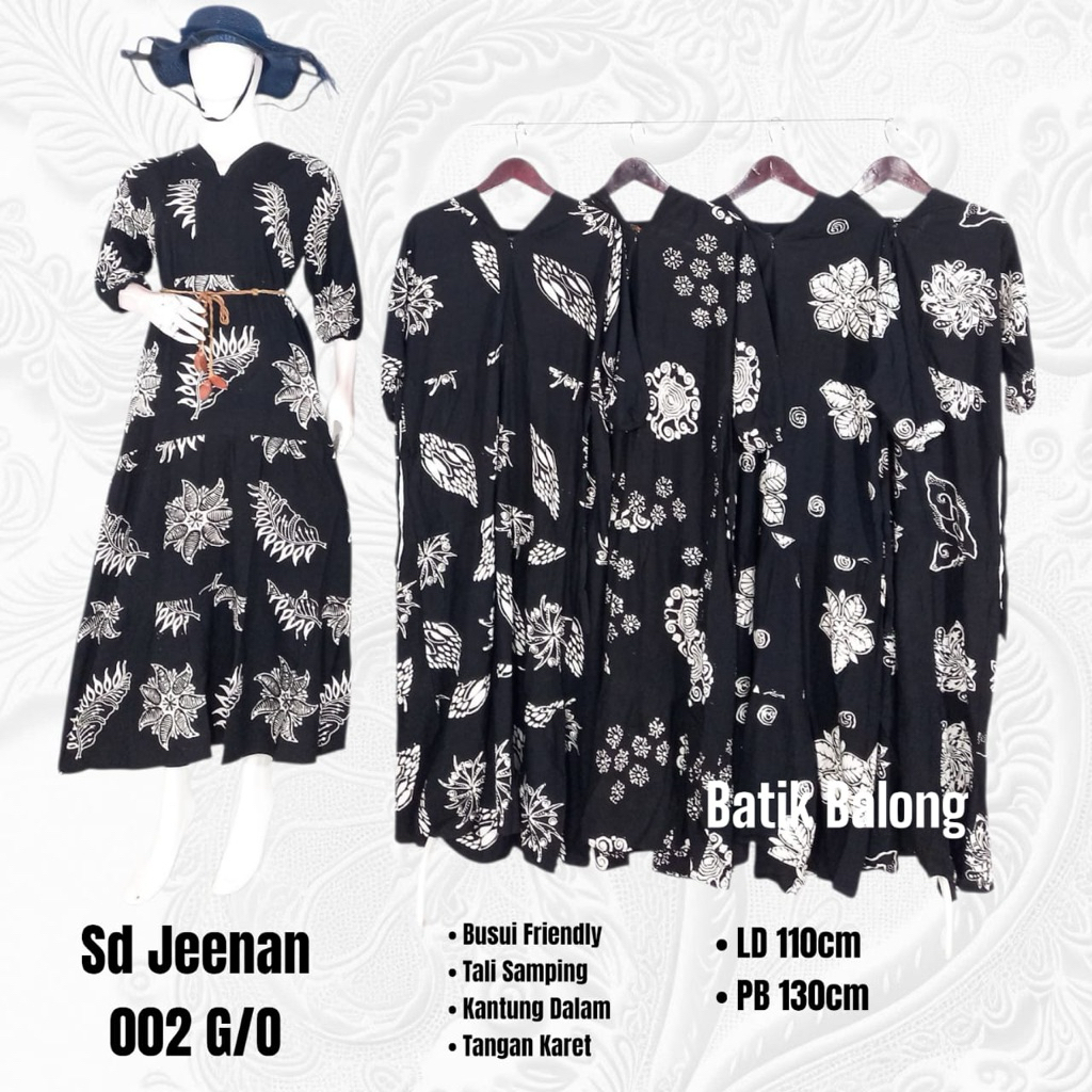 Sekdress Jeenan By Batik Balong LD 114 cm
