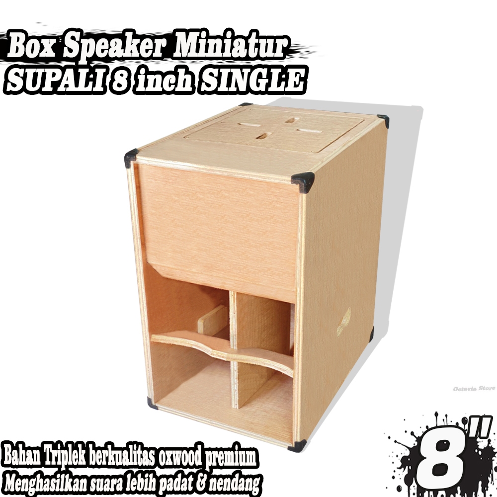 Box Speaker Miniatur SUPALI 8 INCH