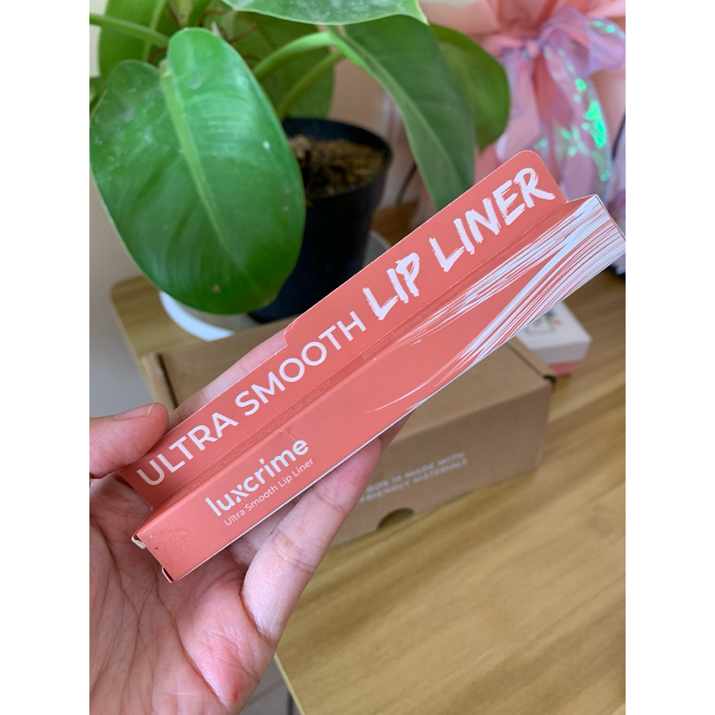 preloved lip liner luxcrime shade chai tea