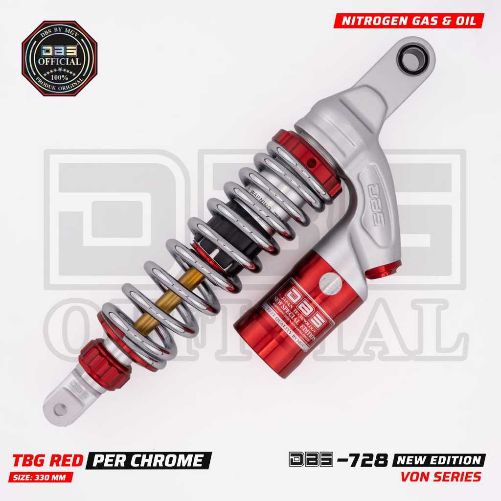 DBS 728  Series Shock Belakang Mio Beat Scoopy Genio Fazzio VarioFi Vario125/150 Xeon MioM3 Soul Gt