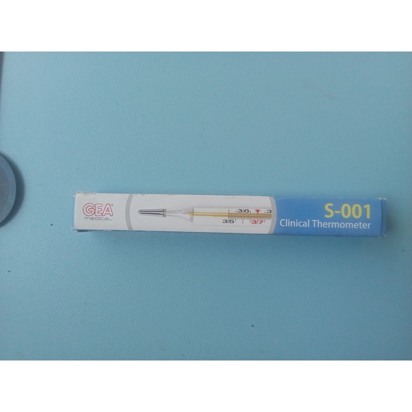 Termometer Manual | Termometer Cek Suhu Tubuh Kaca Non-Digital 1pcs | Termometer Suhu Badan Ketiak A