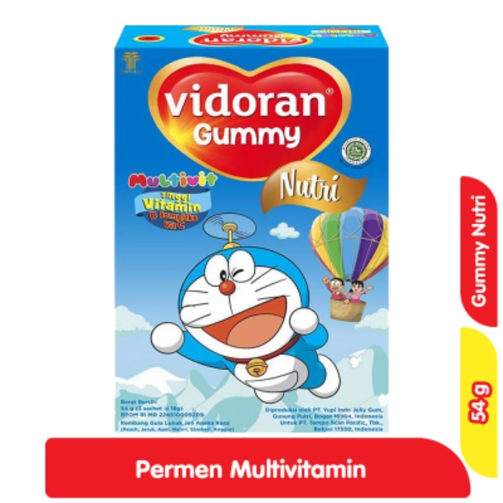 Vidoran Gummy Nutri Multivitamin Anak 54 g