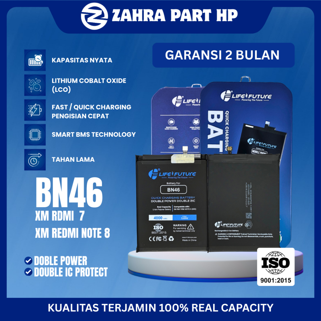 BATERAI BN46/REDMI 7 LF LIFE FUTURE QUICK CHARGING