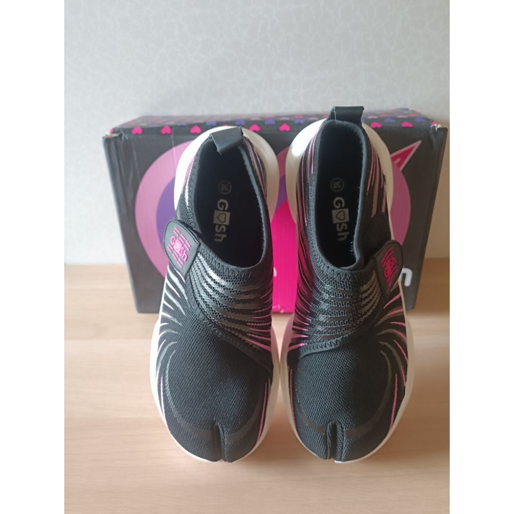 (NEW) SEPATU GOSH ART 5850-372 BLACK SIZE 38