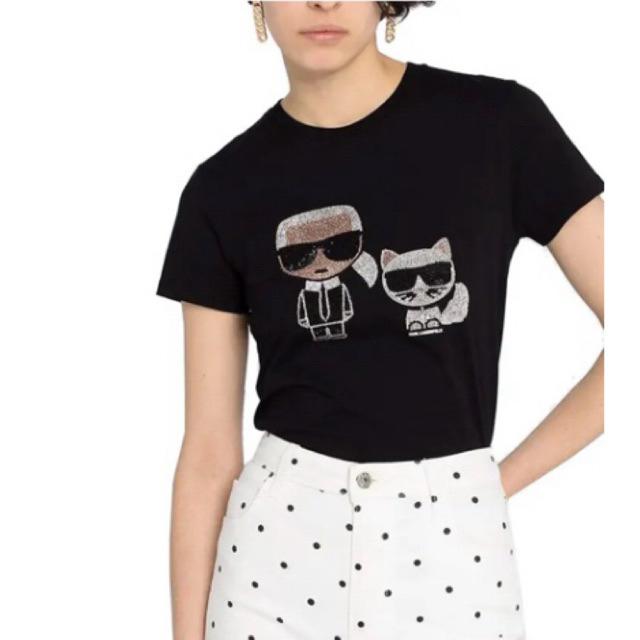 Karl Lagerfeld Rhinestone Shirt
