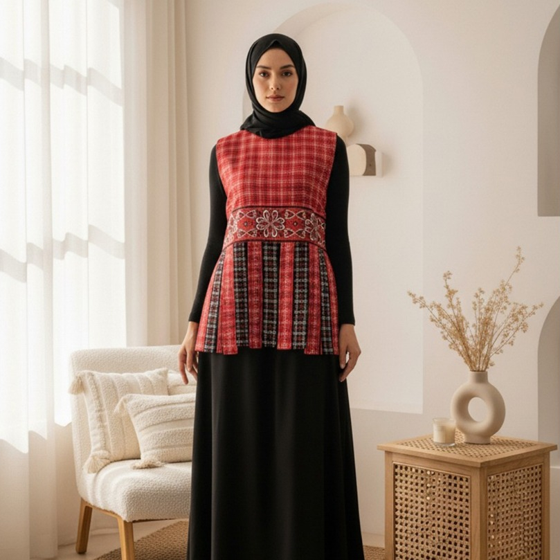 Dewi Sambi - Bolero Tenun Bordir | Outer Rompi Tenun Bordirr