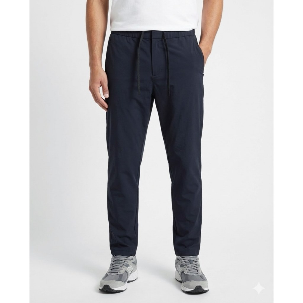 UNIQLO HEATTECH NYLON WARM LINED PANTS - NAVY (28-29)
