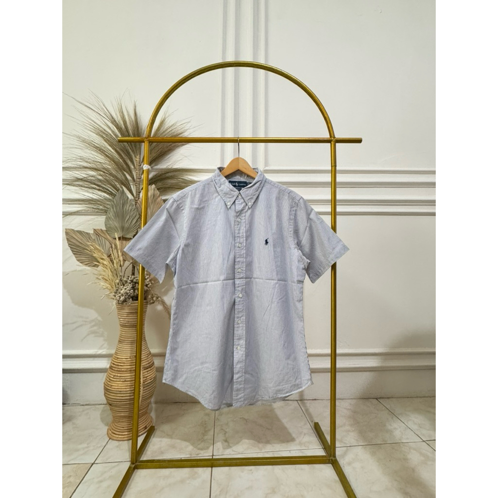 RALPH LAUREN SHORT SLEEVE SHIRT XL