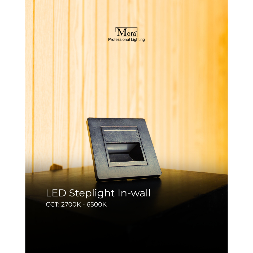 Mora Lampu LED Steplight In-wall 2700K-6500K