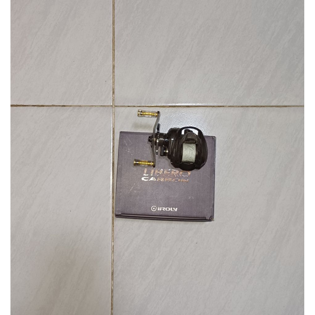 Reel BC iroly libero carbon  sepaket dengan joran BC lemoren