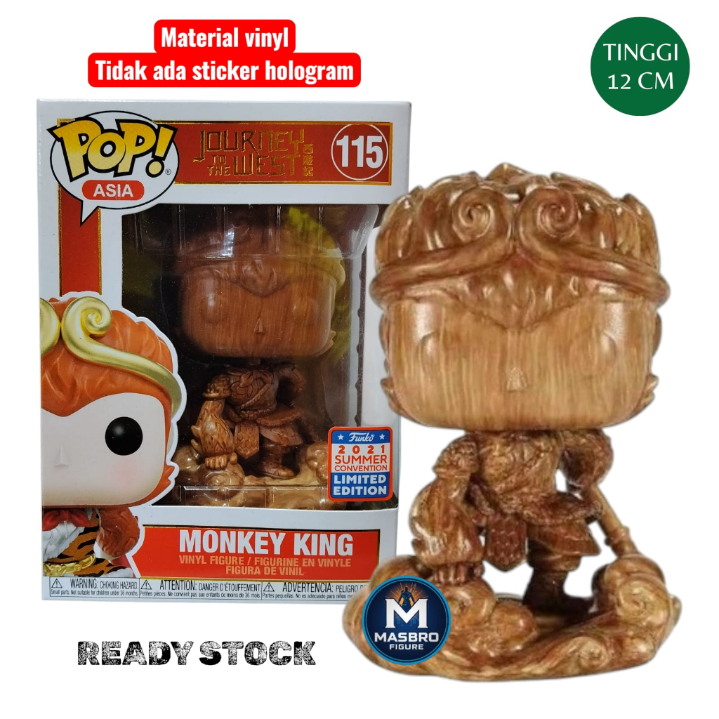 Funko Pop Asia Journey to the West MONKEY KING (Sun Go Kong) #115