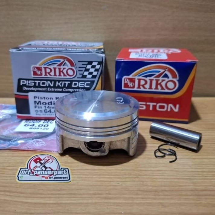 [MODIF PEN 14 MM]//PISTON KIT/SEHER SET RING PEN MENTAH//62/62,5/64/65/66/68 MM BORE UP KLX/N MAX/AE