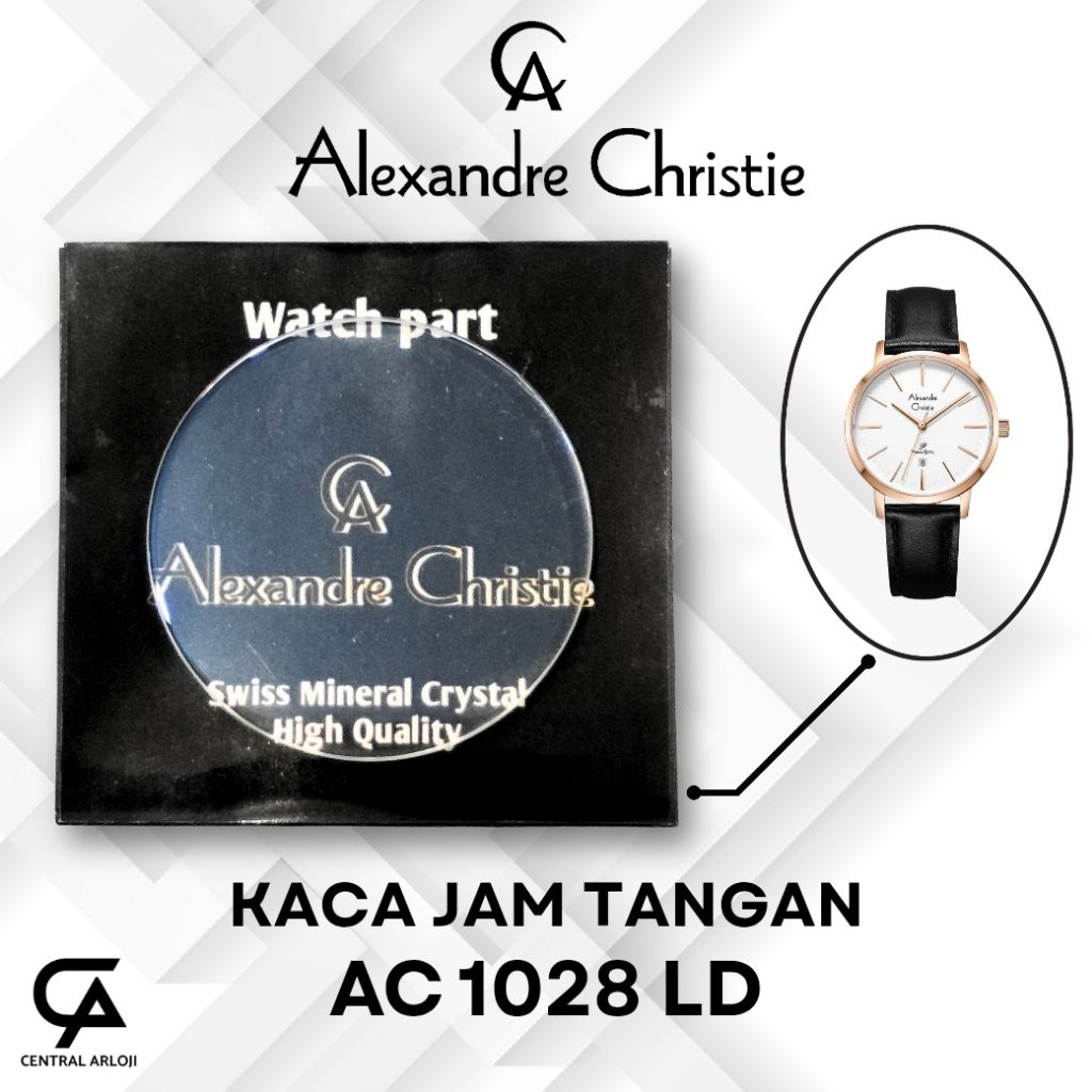 Kaca Jam Tangan Alexandre Christie AC 1028 LD