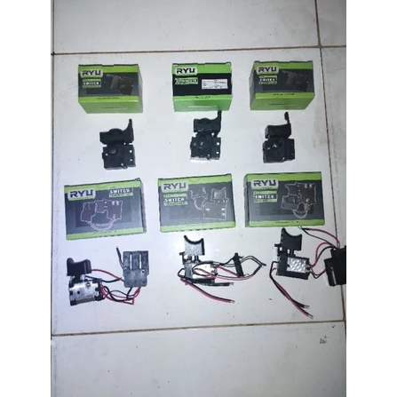Saklar Switch Bor Ryu 10mm-13mm/Cordless ryu 12v-20v