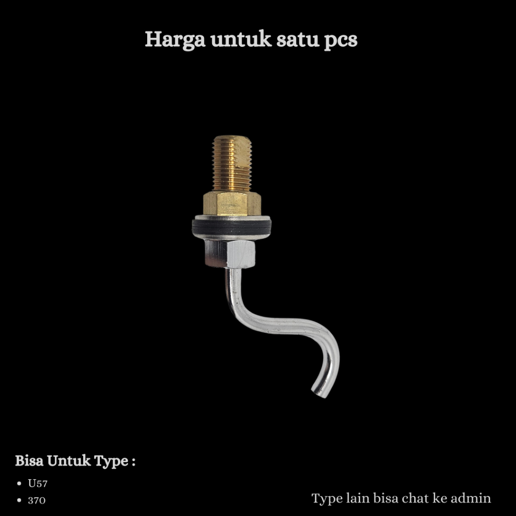 Pembilas Urinal Cubing / muslim Tipe U57 dan u370 – Sistem Siram Urinoir Manual // Efektif, tahan la