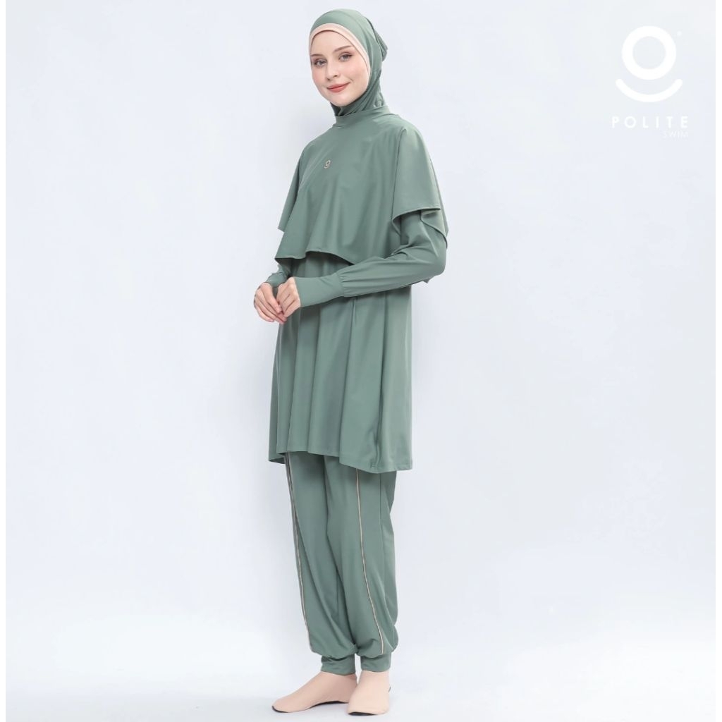 [Free Swimsock] POLITE SWIM Baju Renang Muslimah | Swimwear Muslimah