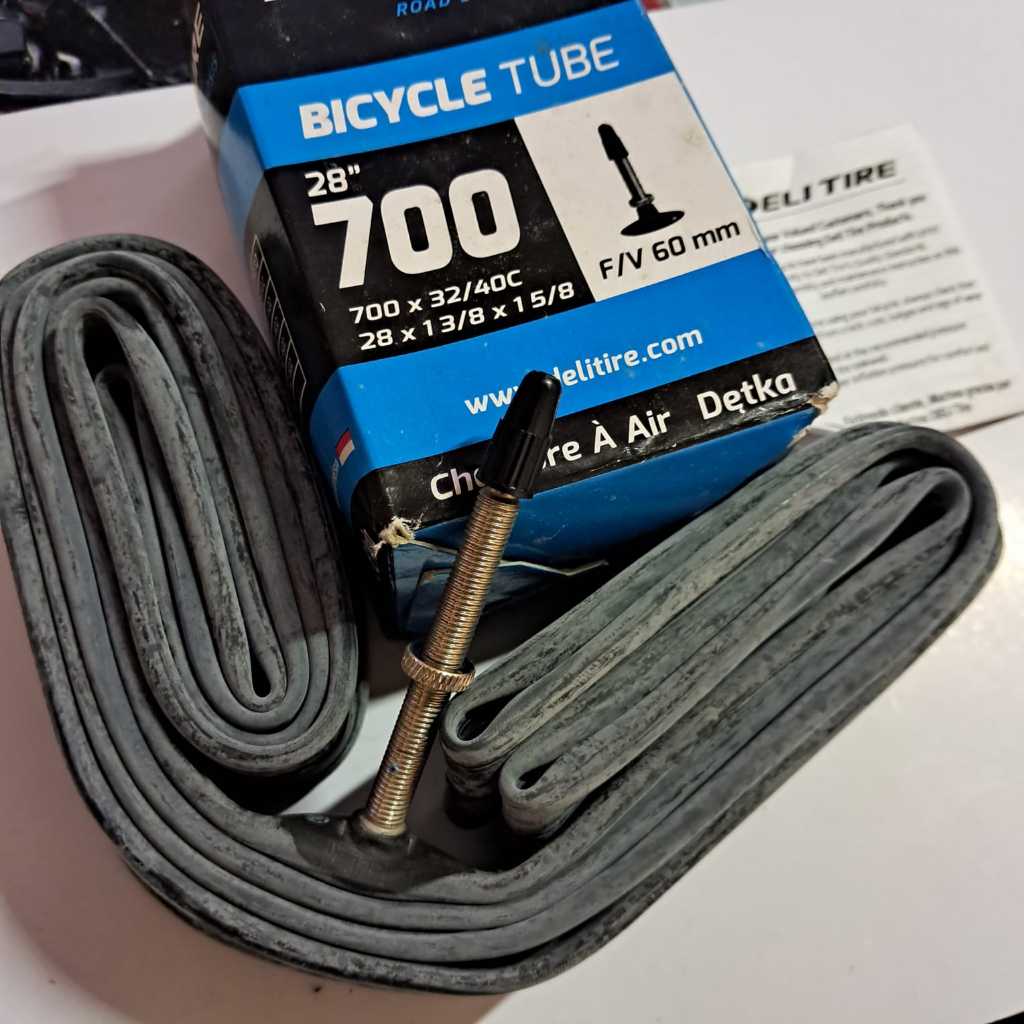BAN DALAM SEPEDA 700 700x32/40C DELI TIRE FV 60MM 700 x 32C 35C 38C 40C 700x32C 700x35C 700x38C