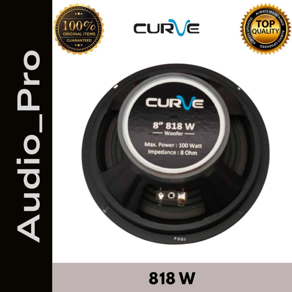 Speaker Curve 8inch 818 W 818W Woofer