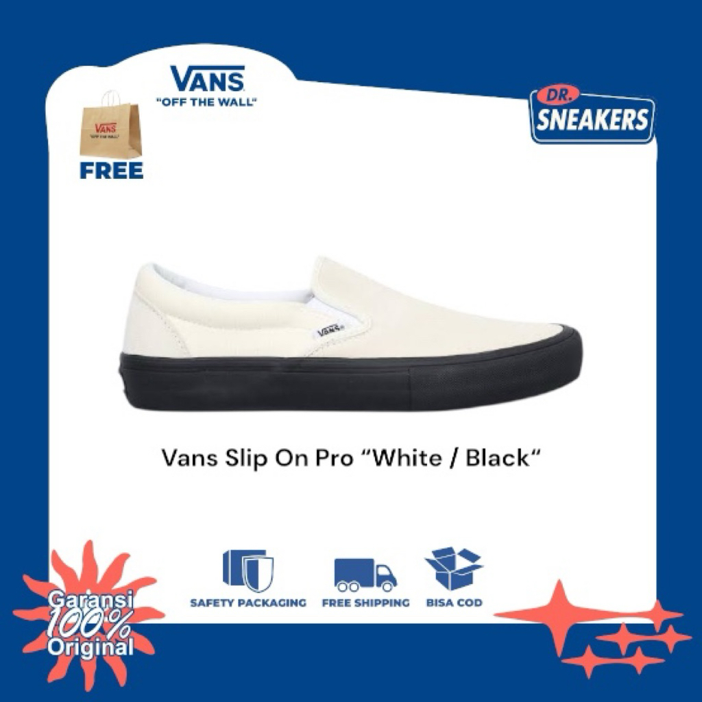 Vans Slip On Pro “White / Black“