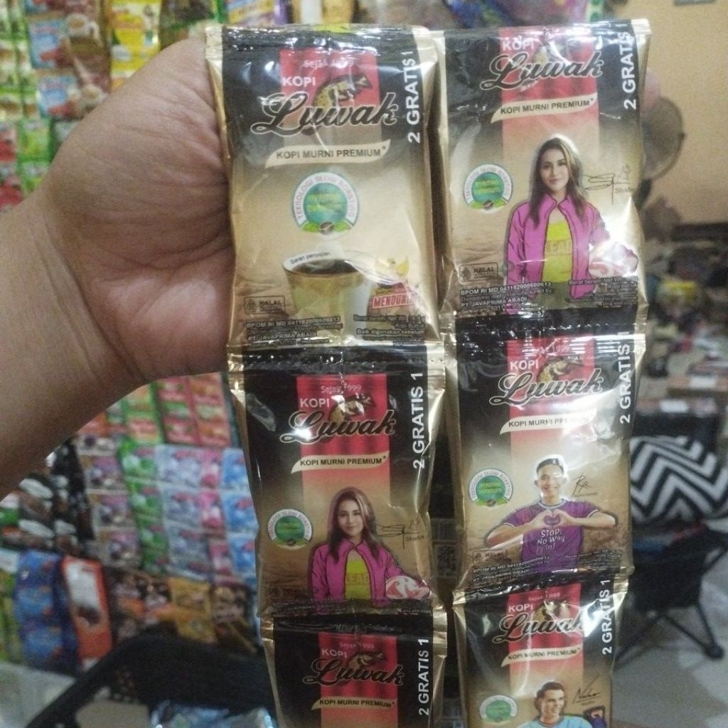 Kopi luwak hitam mini 1 renteng